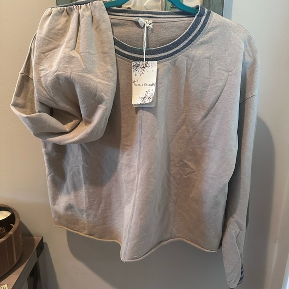 Hem & Thread Tops - NWT Elegant Taupe Women's Top